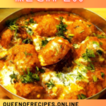 "Dum Aloo Recipe!!" and "queenofrecipes.online" written on an image with dum aloo
