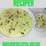 "Kaddu Ki Kheer Recipe!!" and "queenofrecipes.online" written on an image with kaddu ki kheer