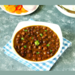 " Kala Chana Recipe!!" and "queenofrecipes.online" are written on an image with a Kala Chana.